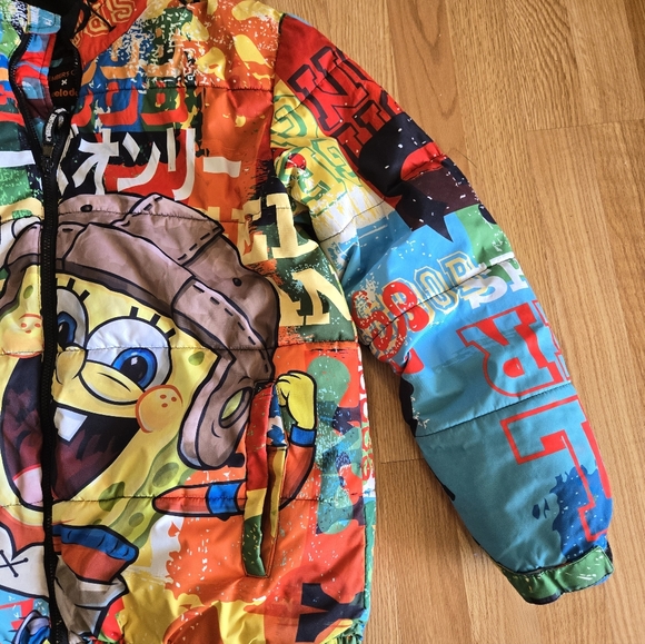 Members Only Spongebob Jacket Men Size M - Picture 2 of 10